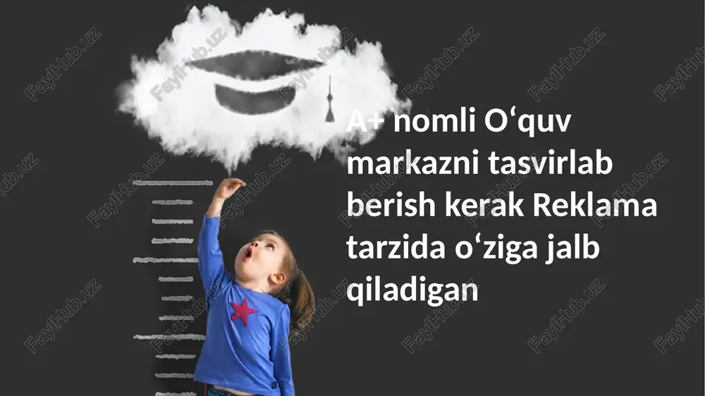 a+ nomli o'quv markazi — PPTX