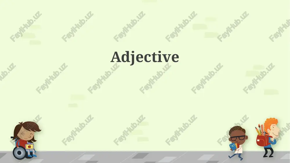 adjective — PPTX