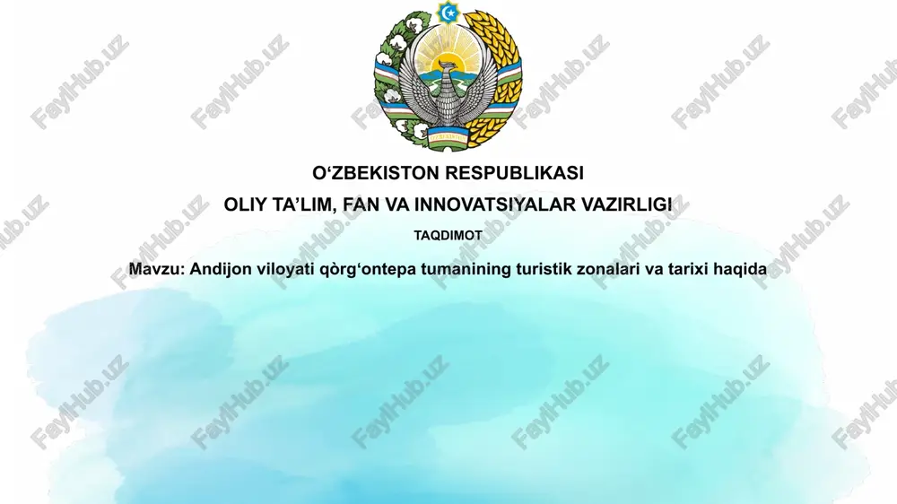 korgontepa tumani tarixi — PPTX