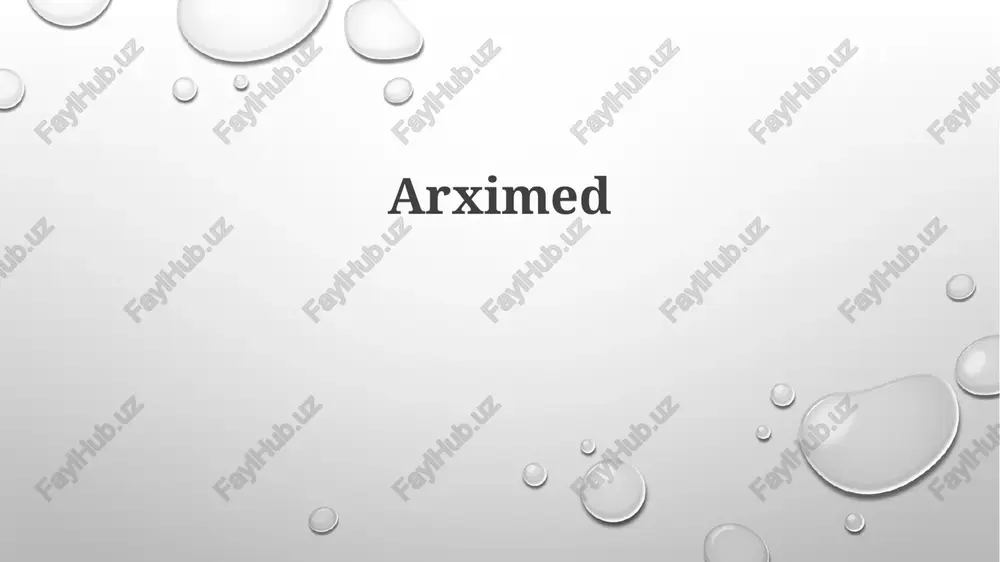 arximed — PPTX