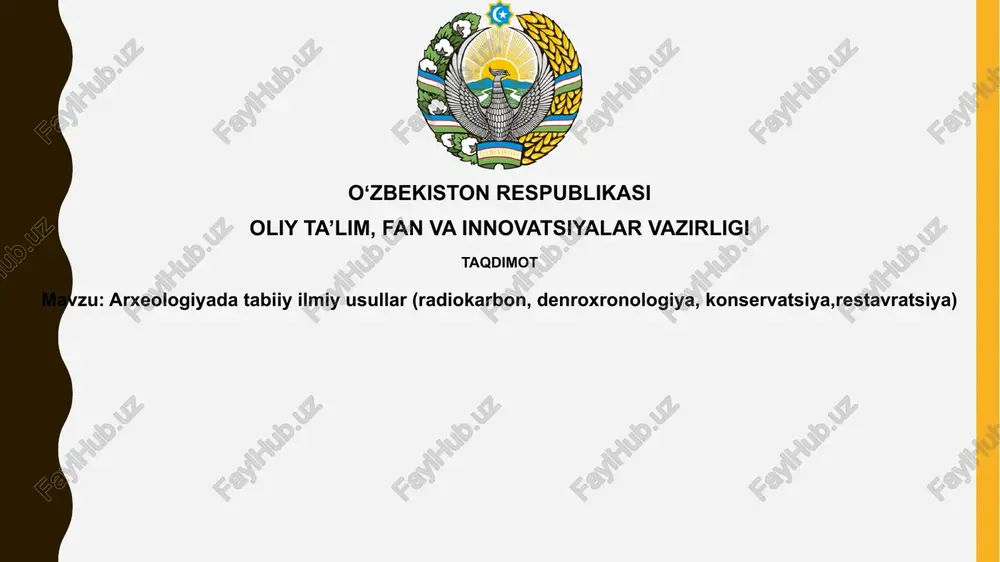 arxeologiyadatabiiyilmiyusullar — PPTX