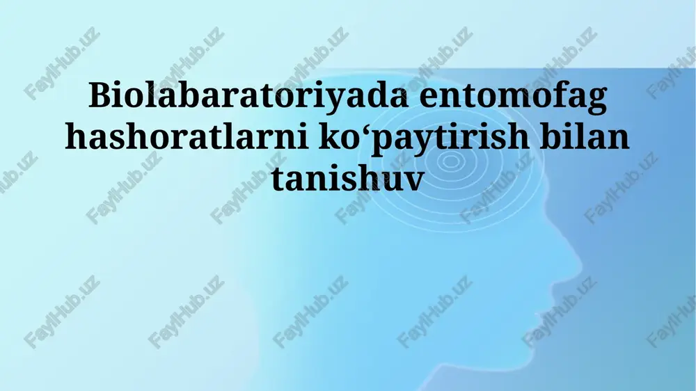 entomofaglar — PPTX
