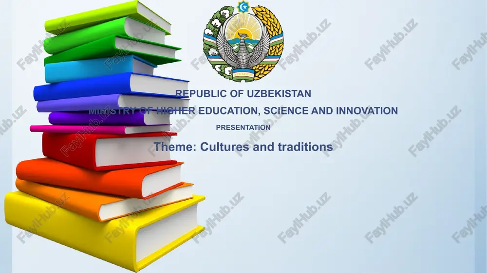 presentation on cultures and traditions — PPTX