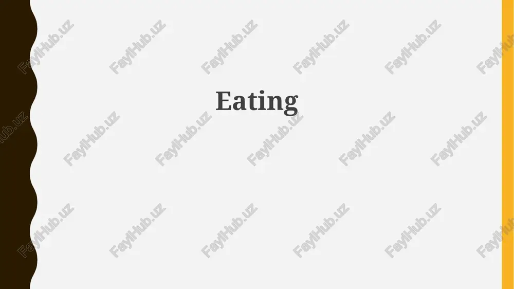the science of eating — PPTX