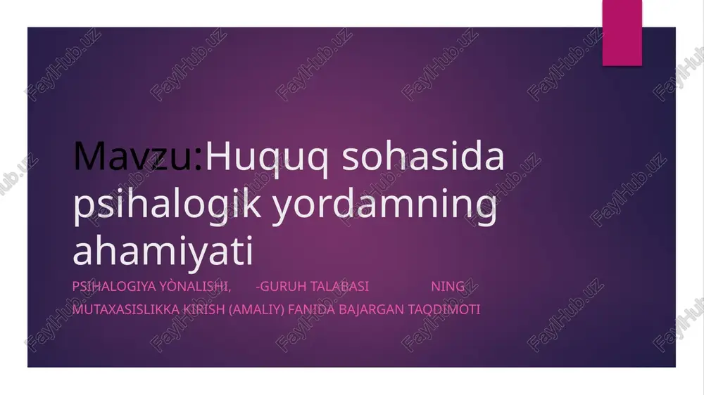 taqdimot — PPTX