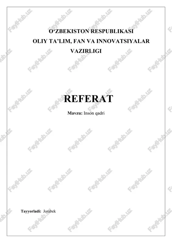 inson qadri — DOCX