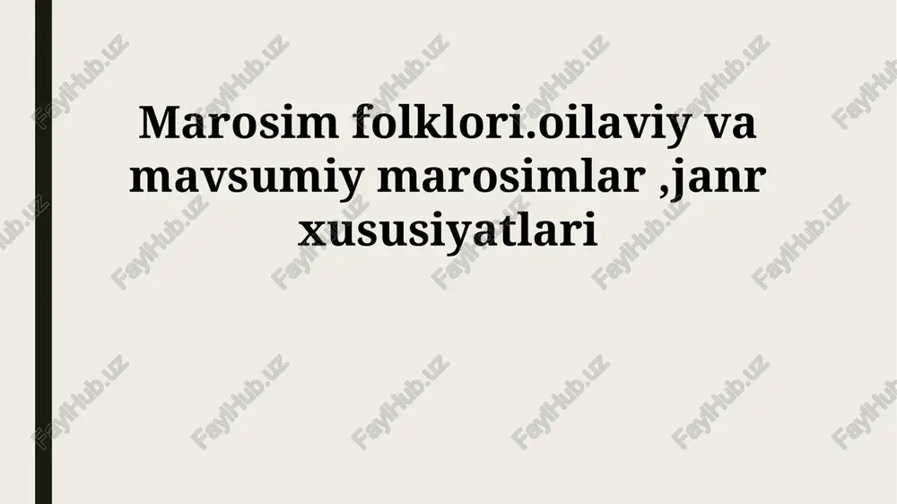 marosim folklori — PPTX