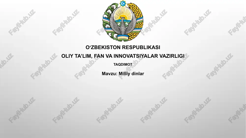 milliydinlar — PPTX