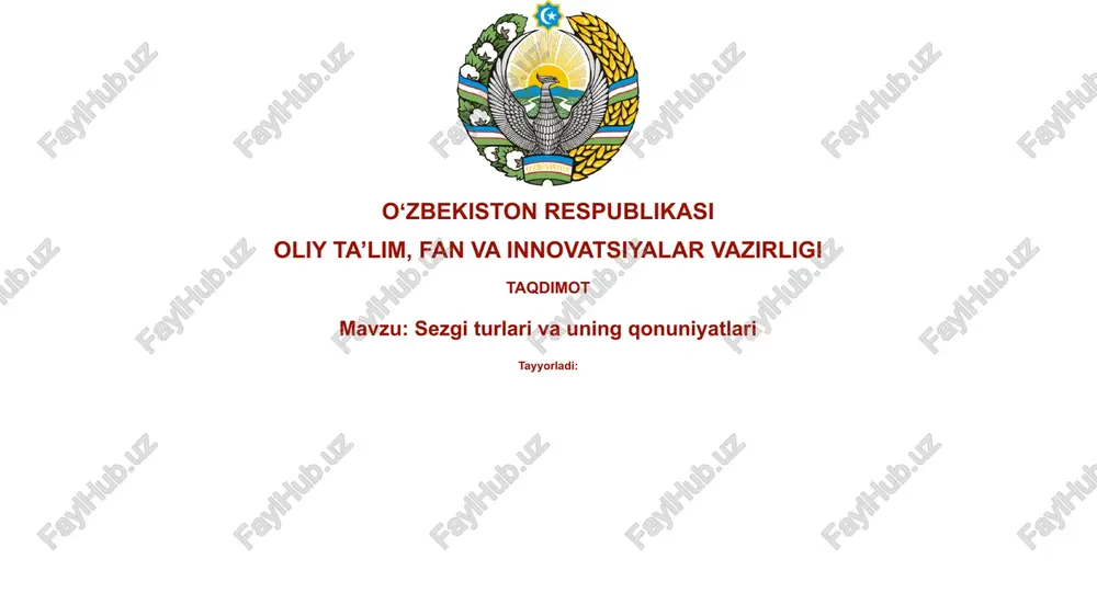 intuitsiya turlari — PPTX