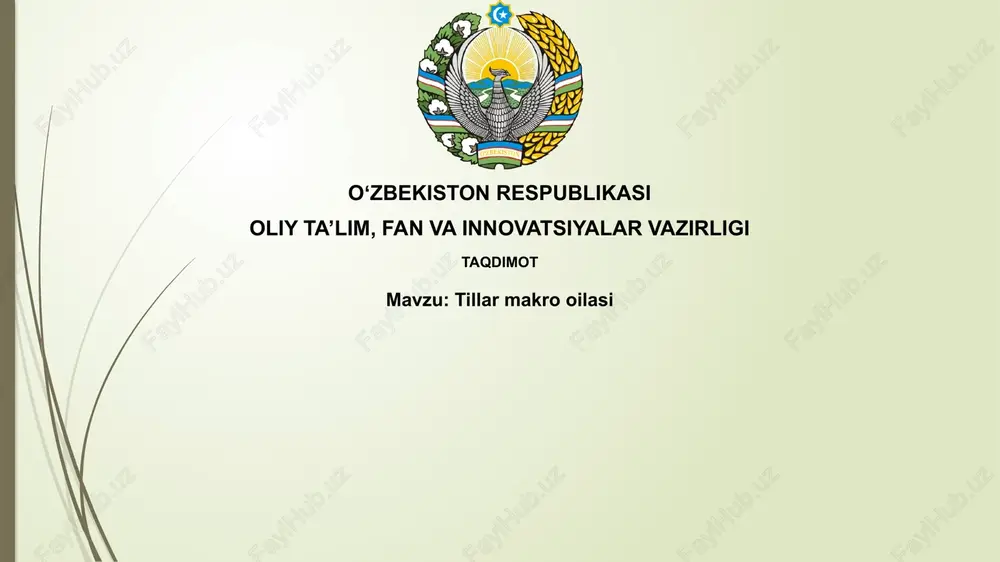 tillar makrooilasi — PPTX