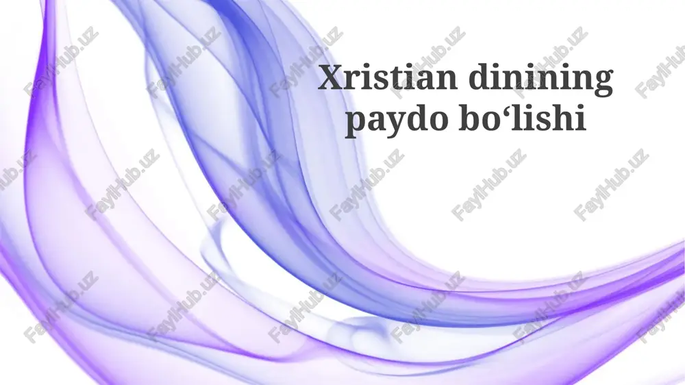 isoning hayoti va ta'limotlari — PPTX