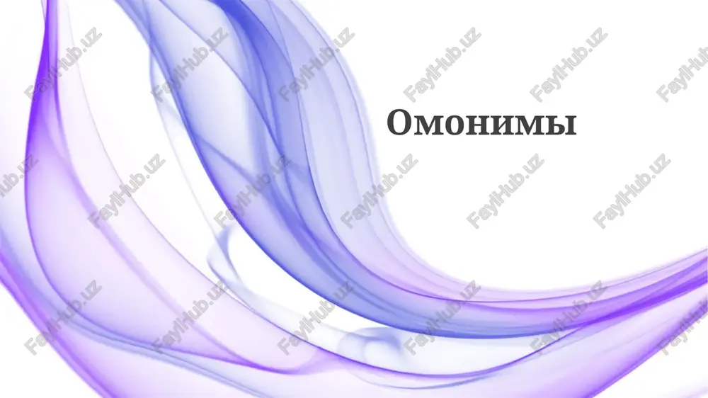 omonimi — PPTX