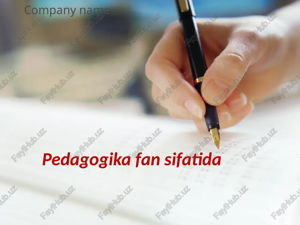 pedagogikafan — PPTX
