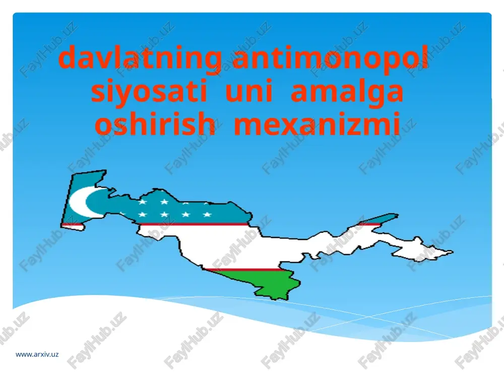 monopoliyaning asosiy vazifalari — PPTX