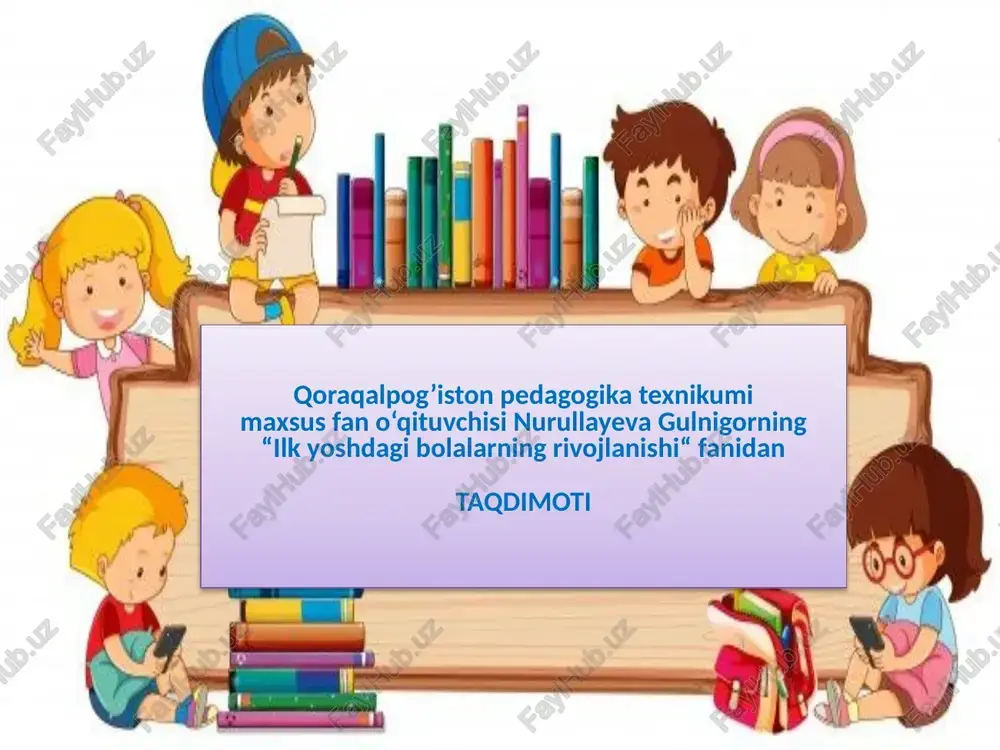 ilk yosh — PPTX