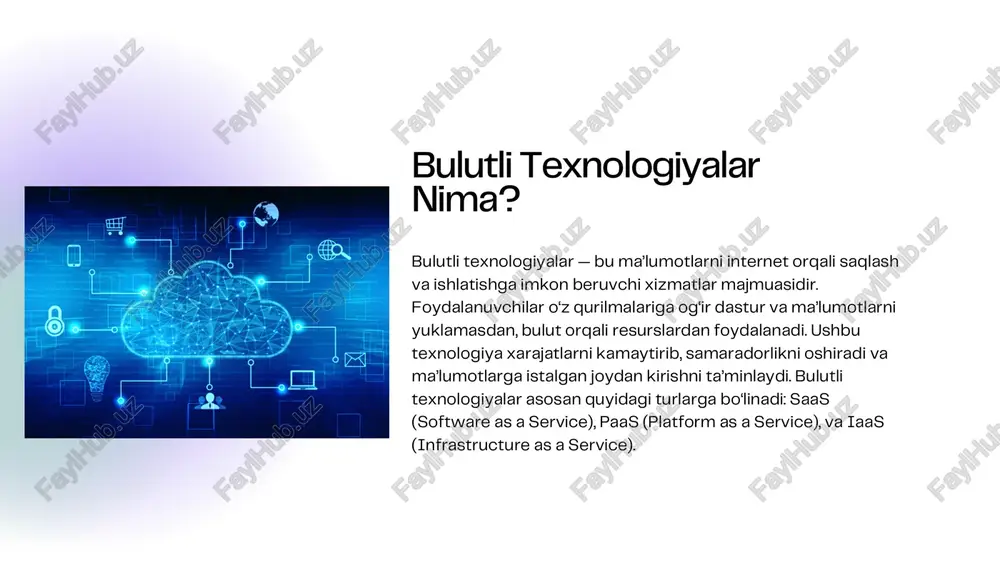 bulutli texnologiyalar — PDF