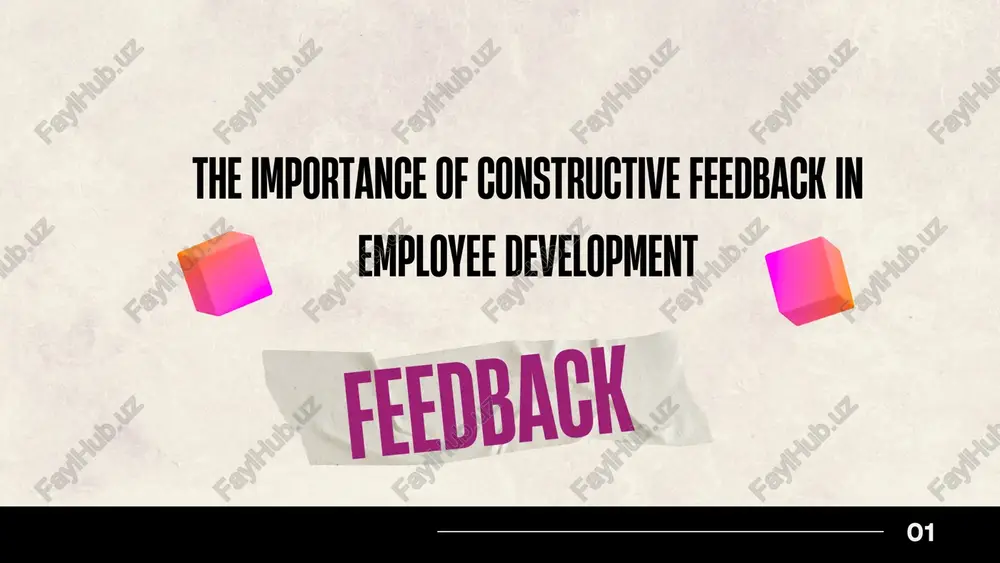 the importance of constructive feedback in employee development — PDF