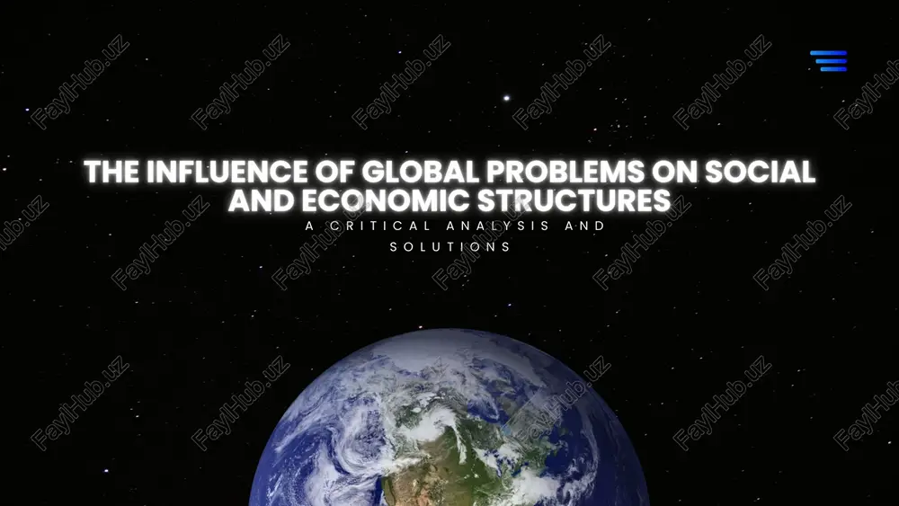 about global problems | global muammolar haqida — PDF