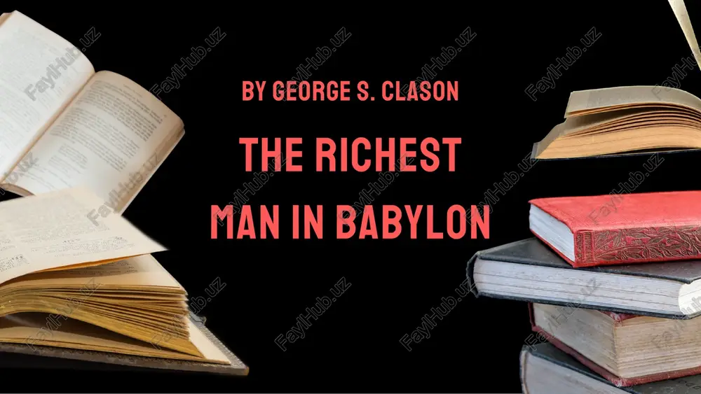 the richest man in babylon — PDF