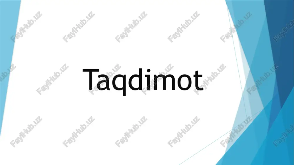 stimulvato‘siqlar: innovatsion jarayonlar — PPTX