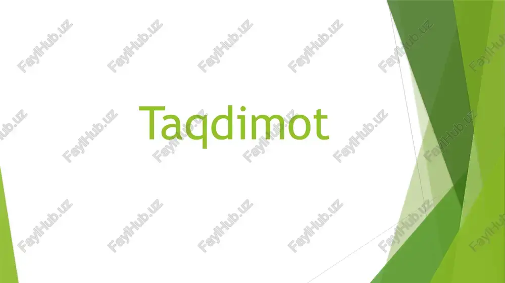 tadbirkorlikni qo’llab-quvvatlashda davlat siyosatining roli — PPTX