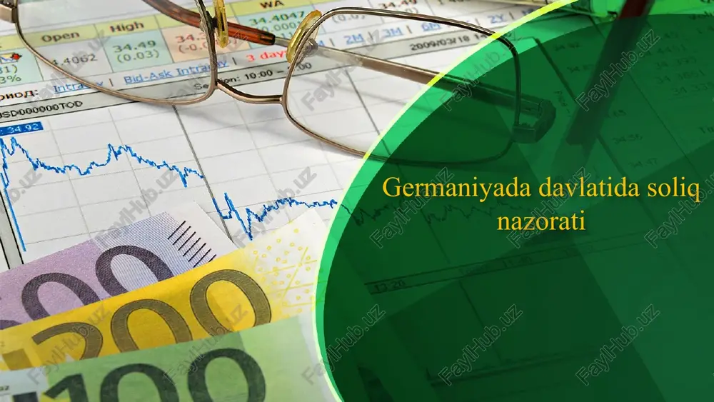 germaniyada davlatida soliq nazorati — PPTX