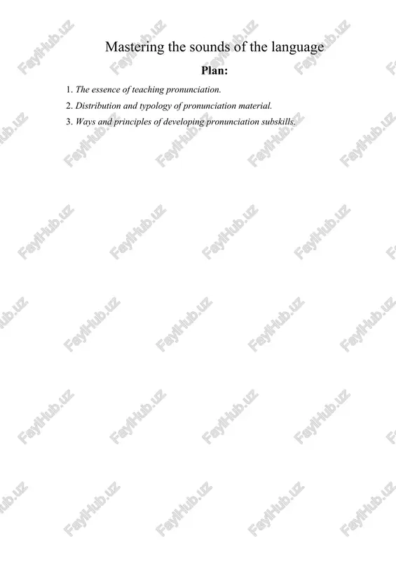 mastering pronunciation in english — DOCX