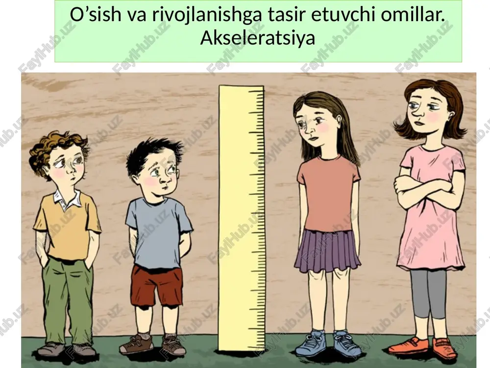 o’sish va rivojlanish — PPTX