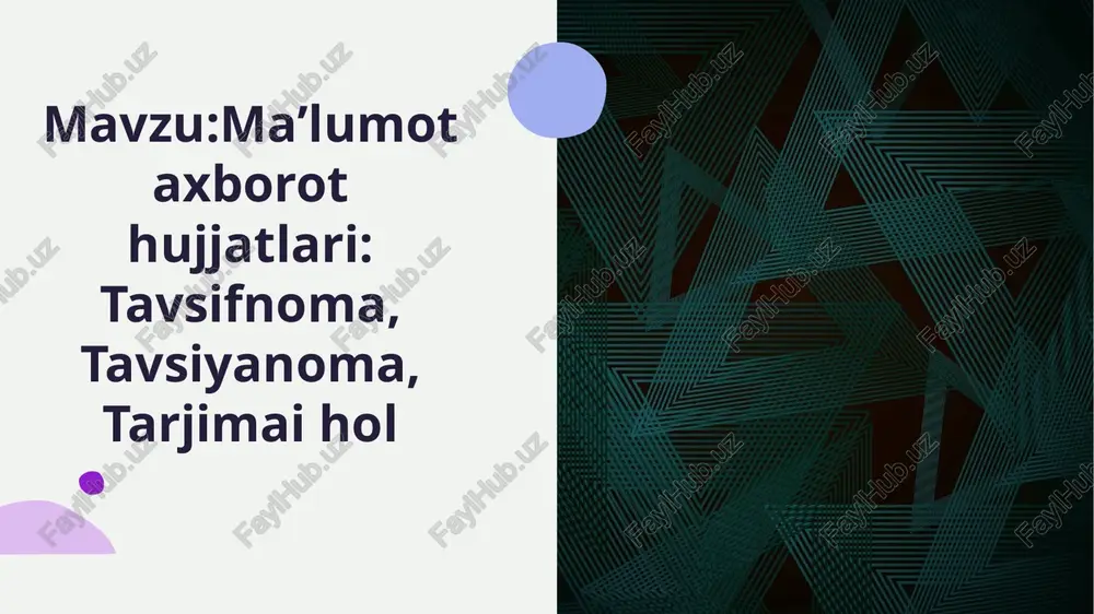 tavsifnoma — PPTX