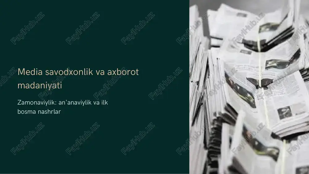 bosmaxona – matbaa mahsulotlari — PDF