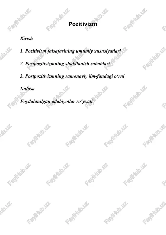 pozitivizm — DOCX