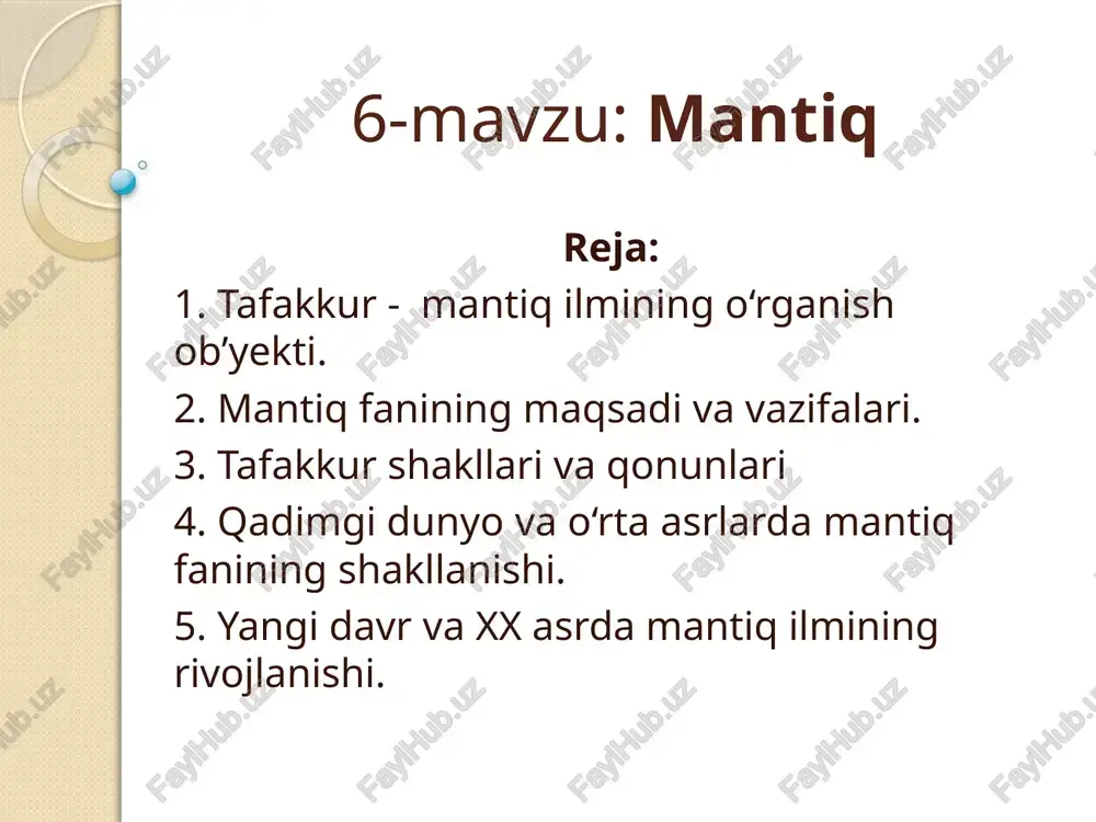 mantiq — PPTX