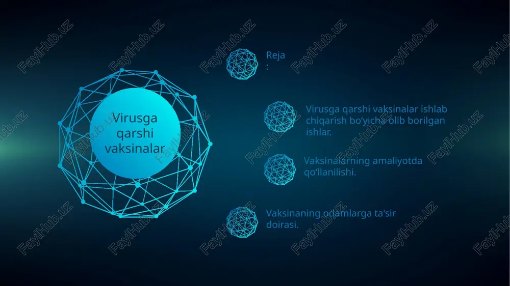virusga qarshi vaksinalar — PPTX