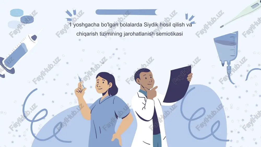 siydik hosil qilish va chiqarish tizimining jarohatlanish semiotikasi — PPTX
