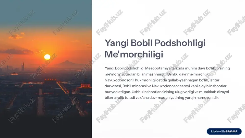 yangi bobil podshohligi — PDF