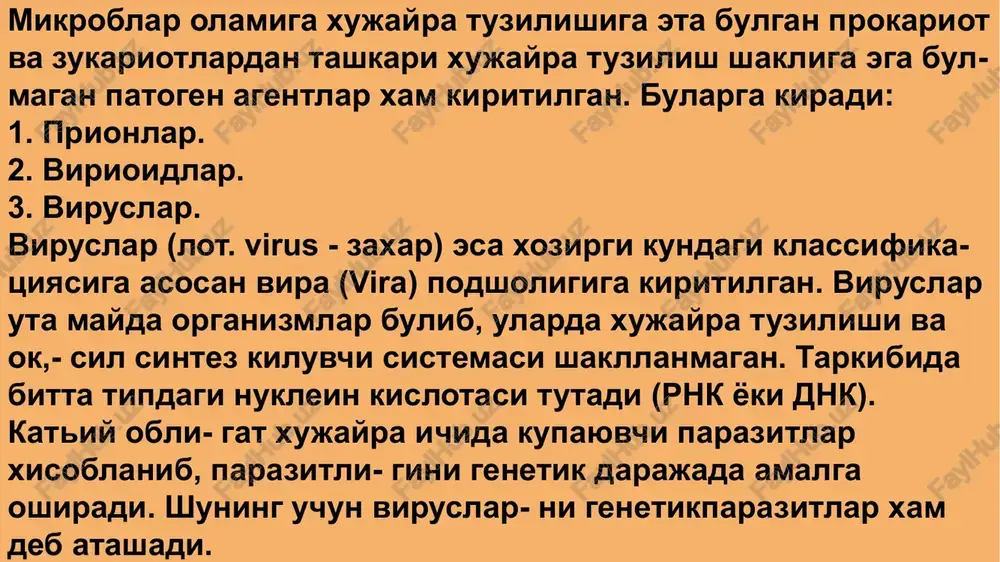 viruslar — PPTX