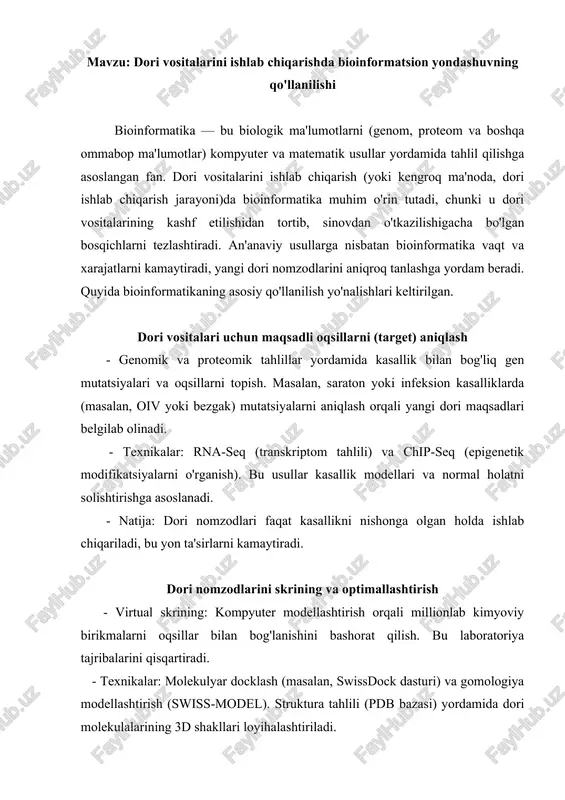 bioinformatika — DOC
