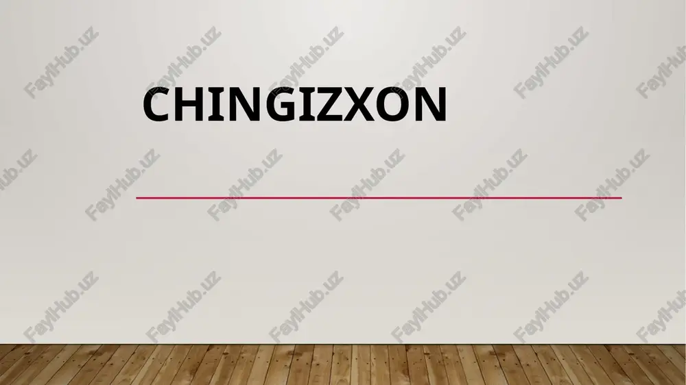 chingizxon — PPTX