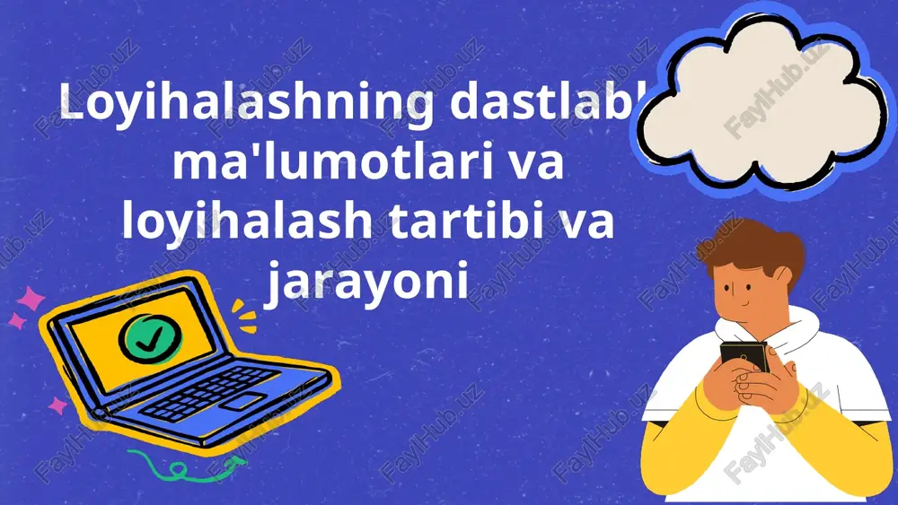 loyihalash jarayoni — PPTX