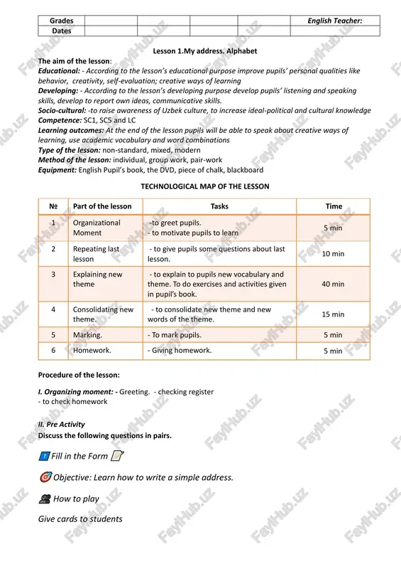 texnikum va kollej ingliz tili konspekti — PDF