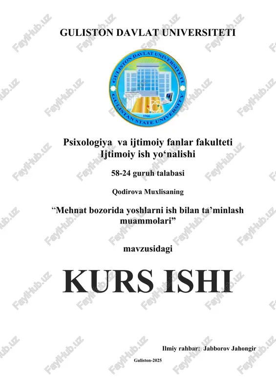 kurs ishi — DOCX