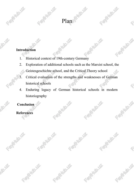 german historical schools — DOCX