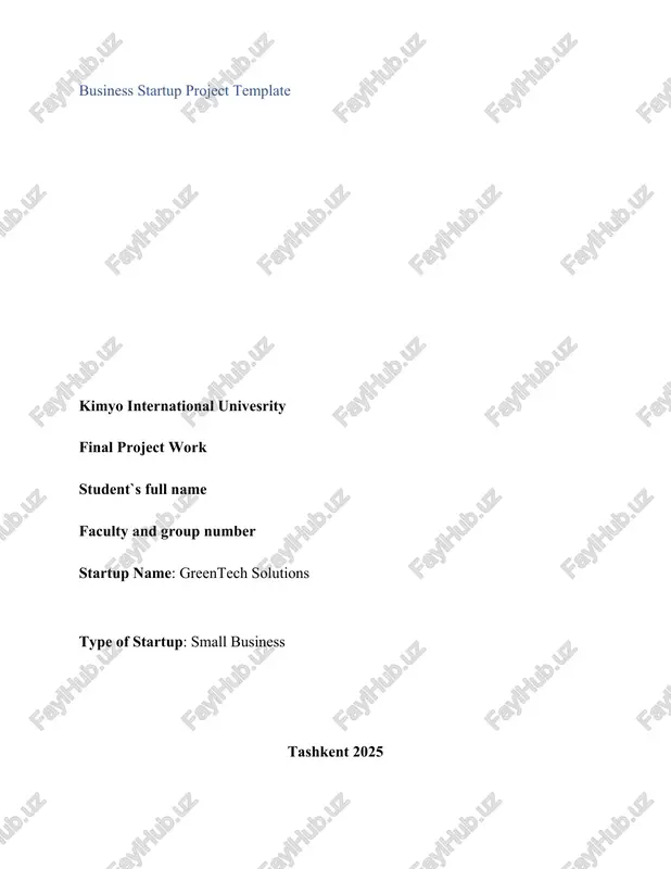 greentech solutions — DOCX
