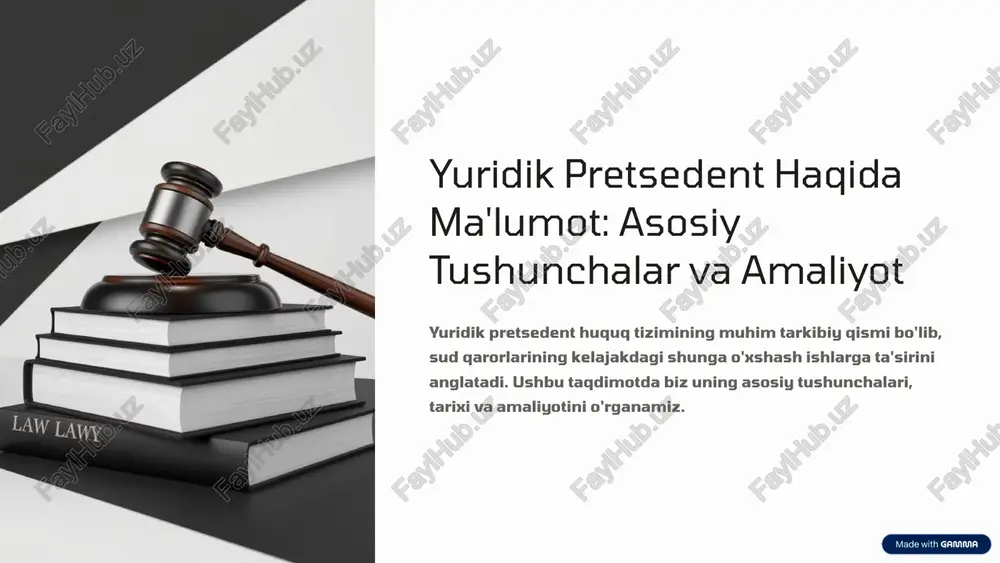 taqdimot ishi — PPTX