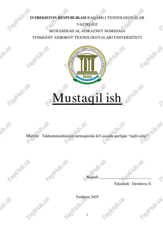 aqlli uylar — PDF