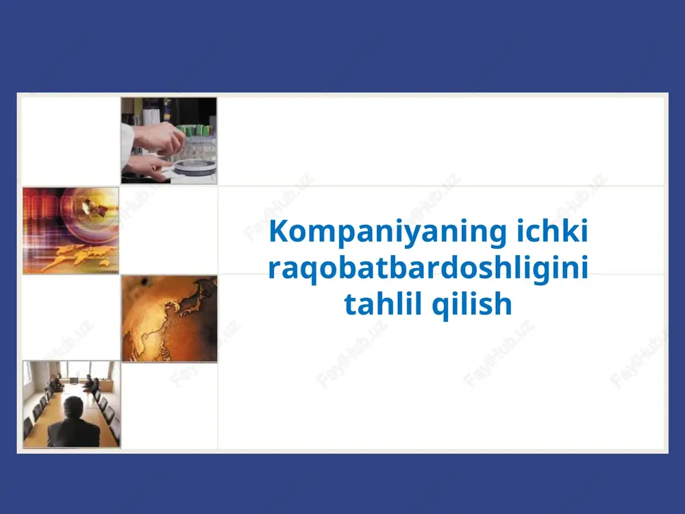 differensial raqobatbardoshlik — PPT