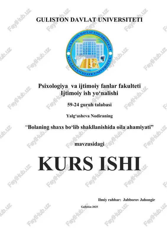 kurs ishi — DOCX