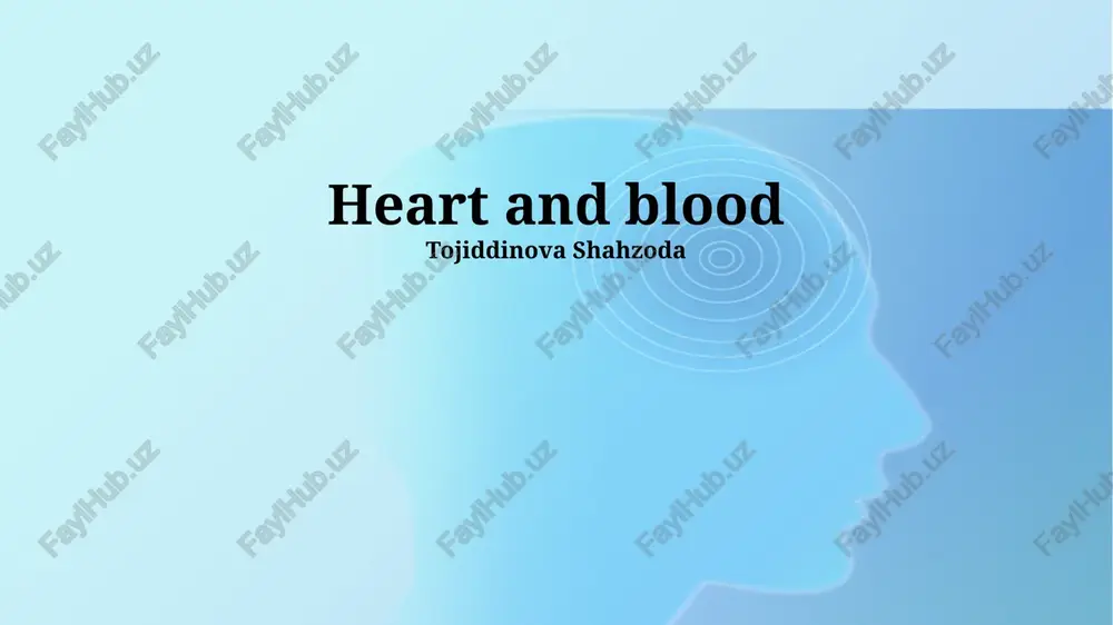 heart and blood — PPTX