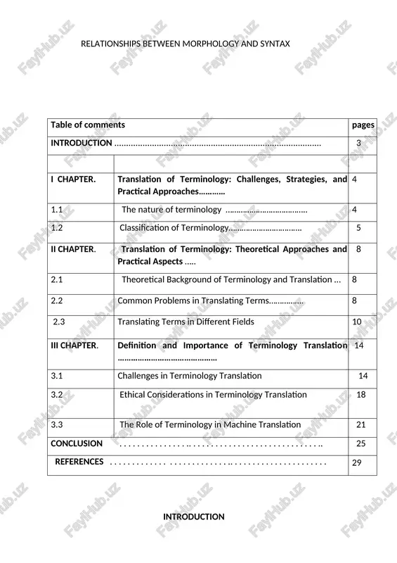 relationships between morphology and syntax — DOCX