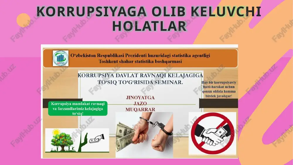 korrupsiyagaolibkeluvchiholatlar — PPTX